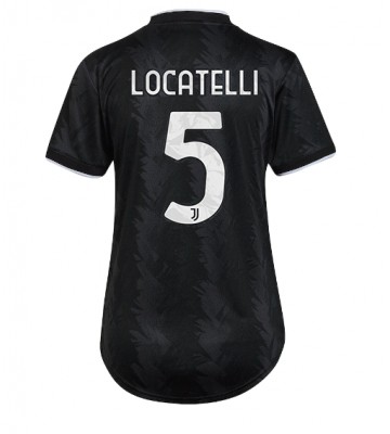 Juventus Manuel Locatelli #5 Bortedrakt Kvinner 2022-23 Kortermet